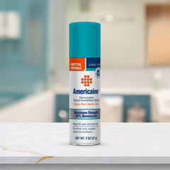 Topical anesthetic spray for minor cuts scrapes burns sunburns