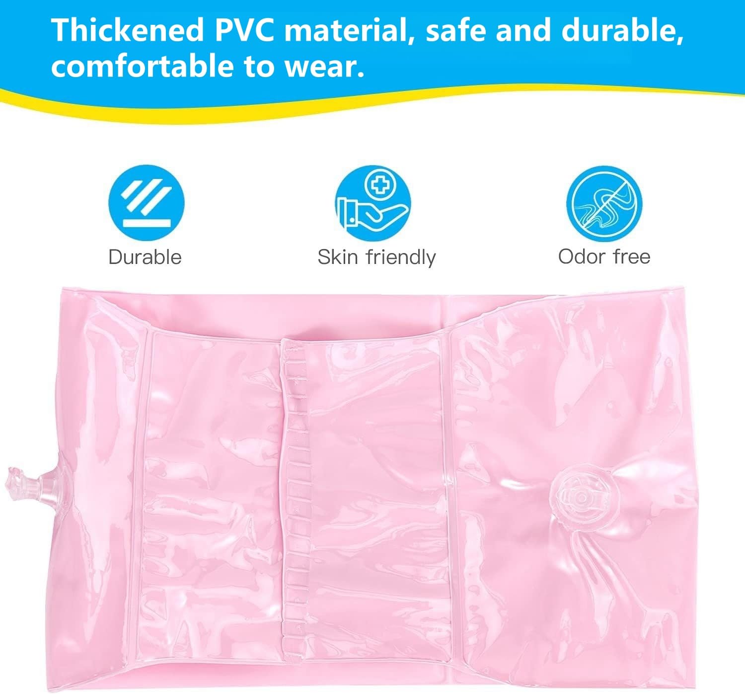 Two-pack arm floaties set for sharing during water activities