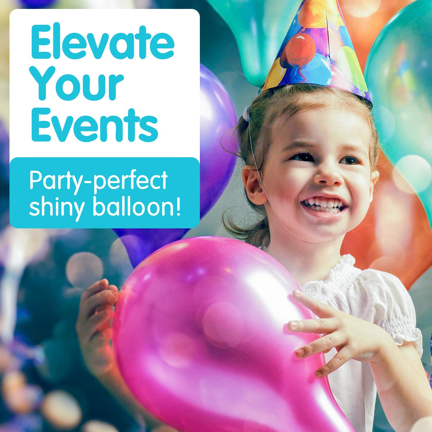 Dries in minutes with a streak-free finish on balloons