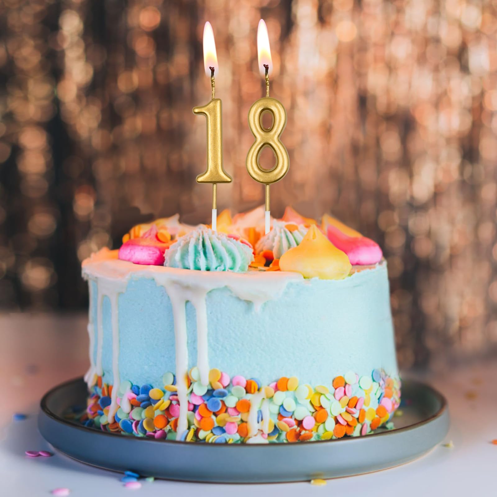 two pack birthday numeral candles