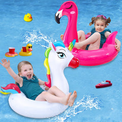 Two pack unicorn pool float for kids 3-8 years