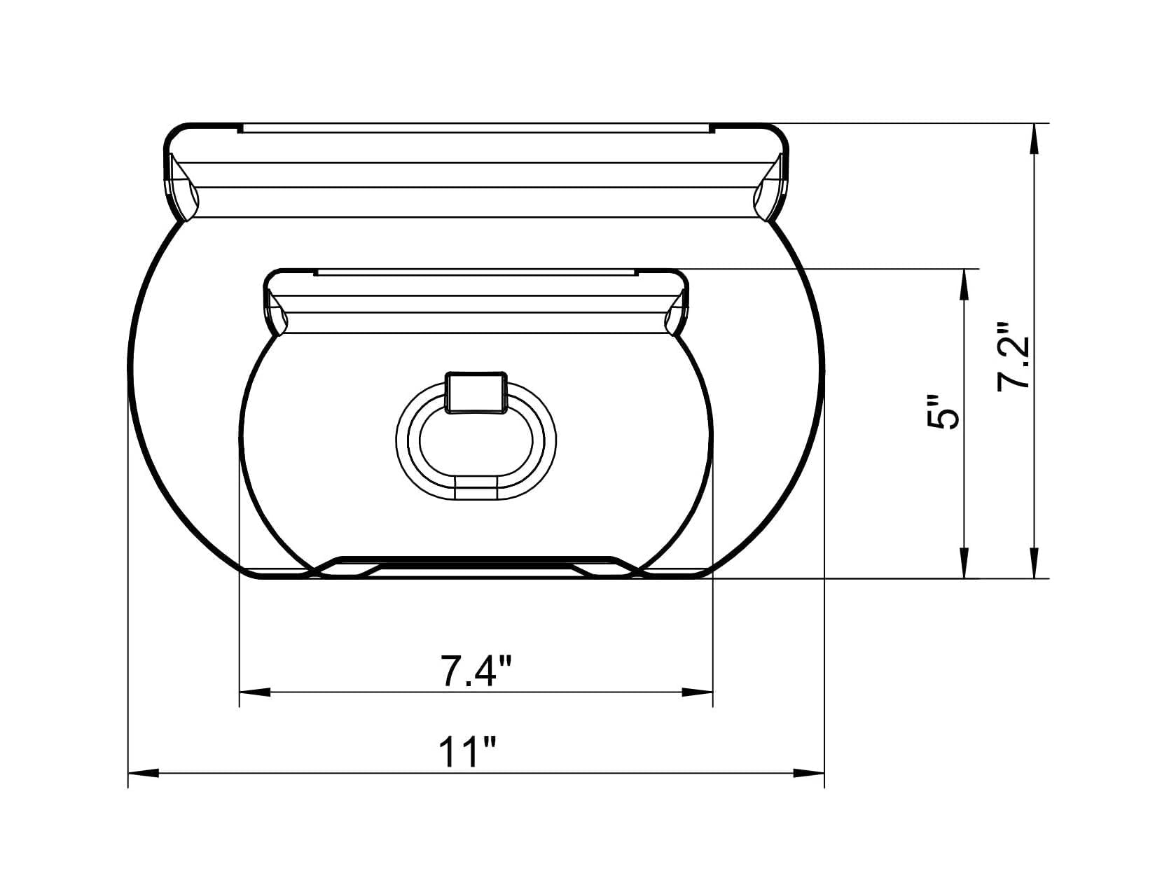 Two-pack witch cauldron by Glocamping for events
