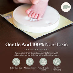 Two packs non-toxic clay for handprint keepsakes