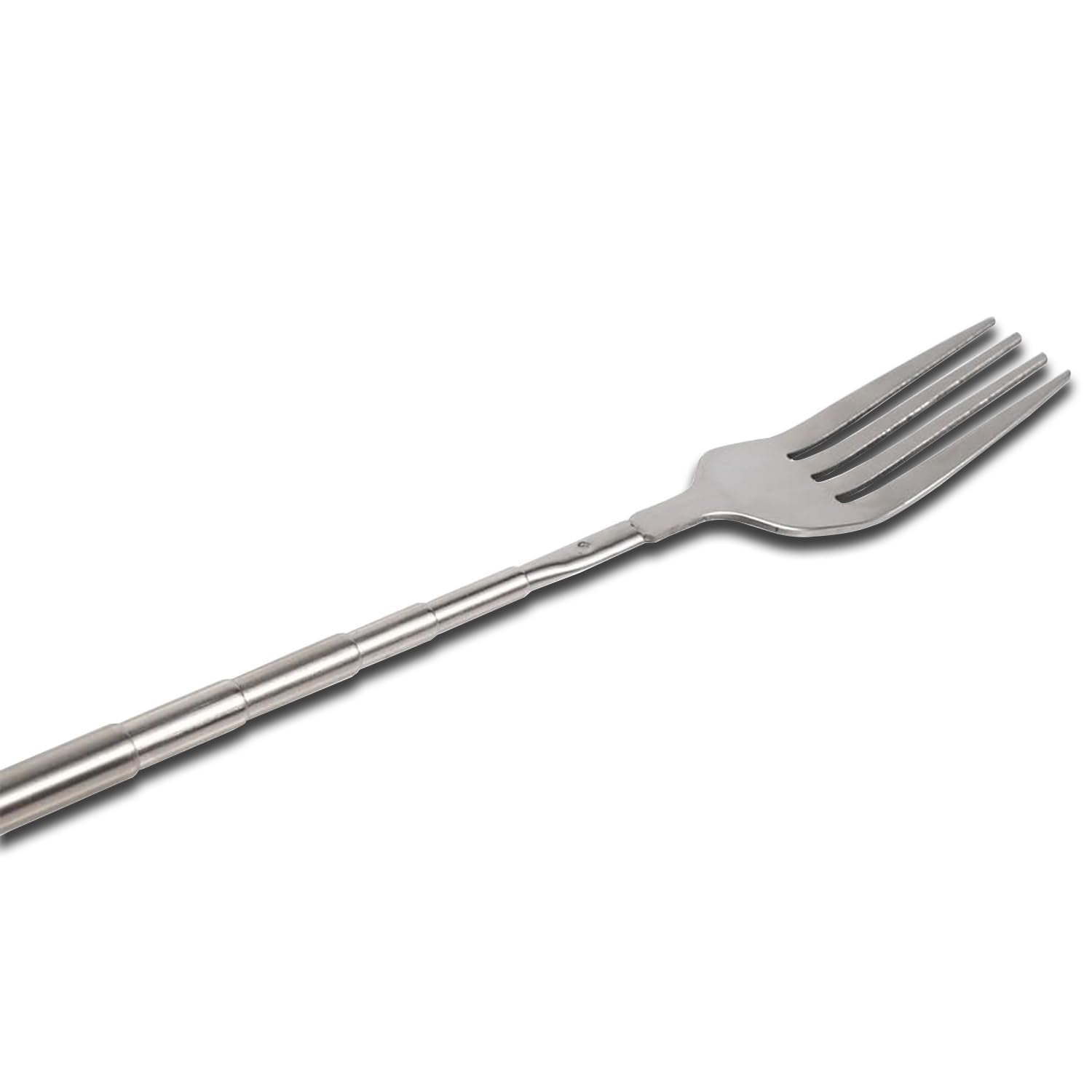 Two piece extendable fork suitable for home or outdoor use