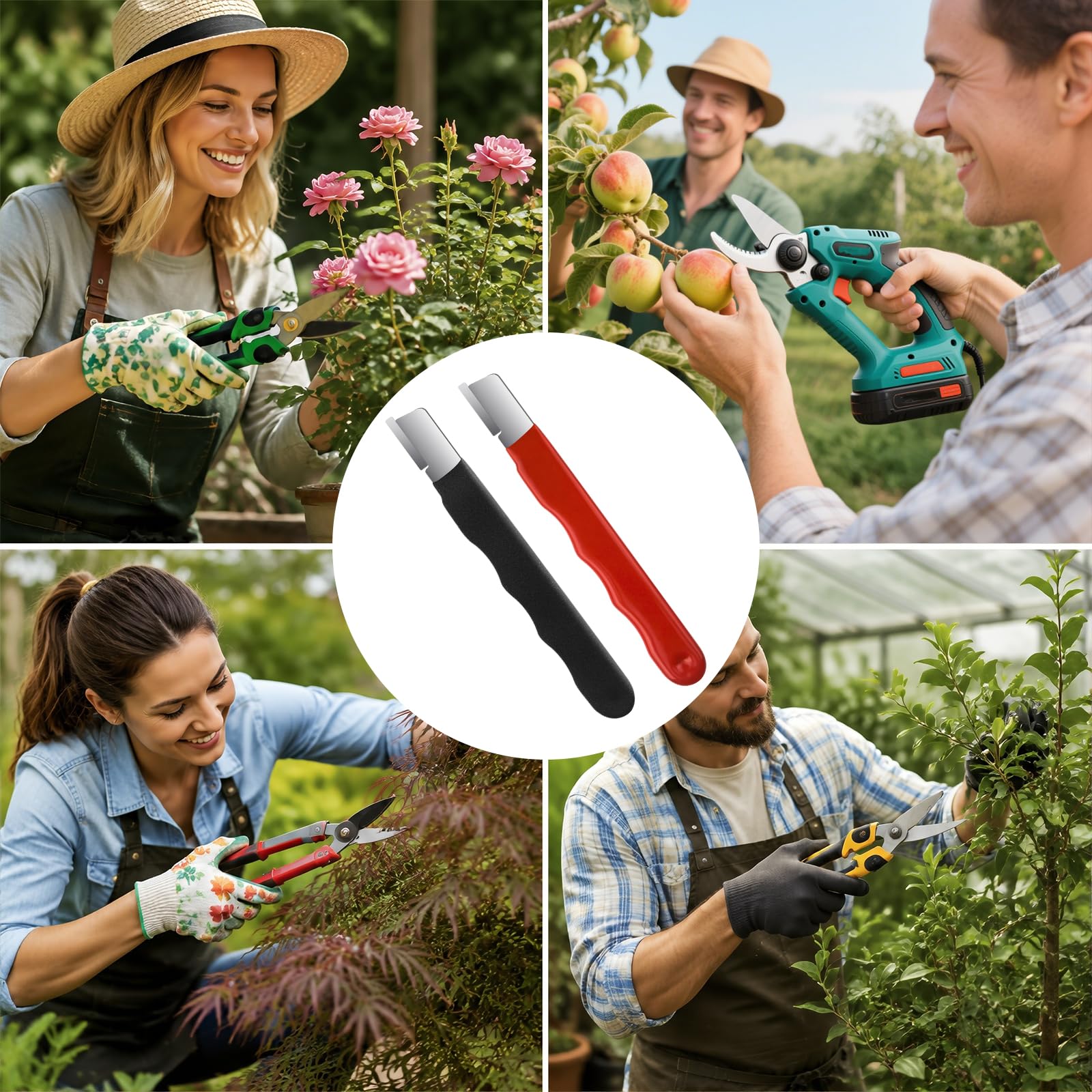 Integrated lanyard hole and pocket-friendly sharpener for field use