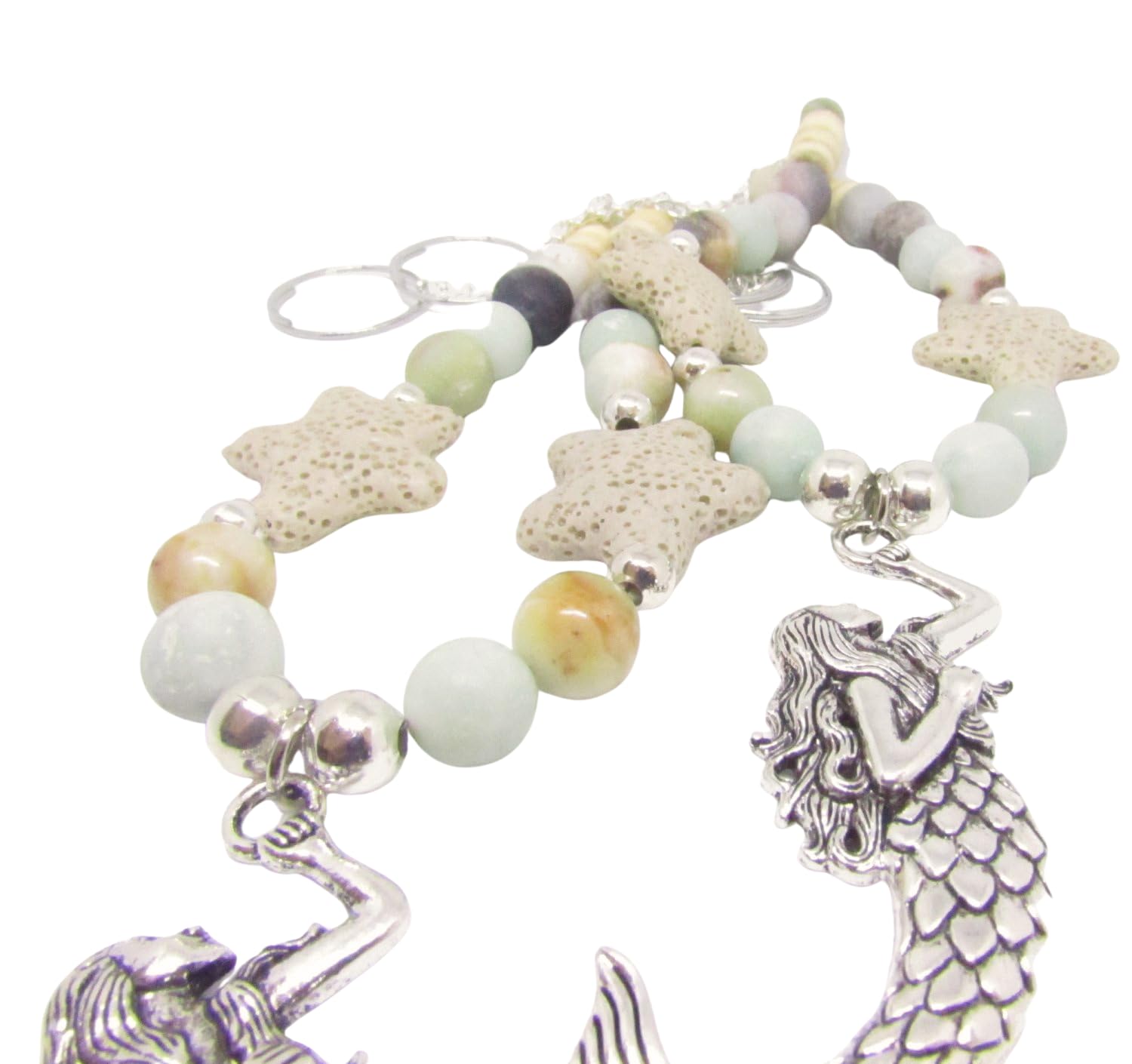 Coastal inspired window decor mermaid tiebacks