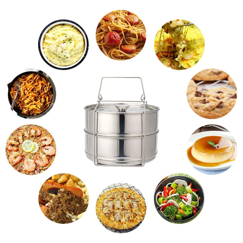 Healthy steaming options with two-tier insert pans