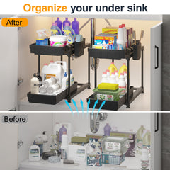 Includes two hanging cups and six C shaped hooks