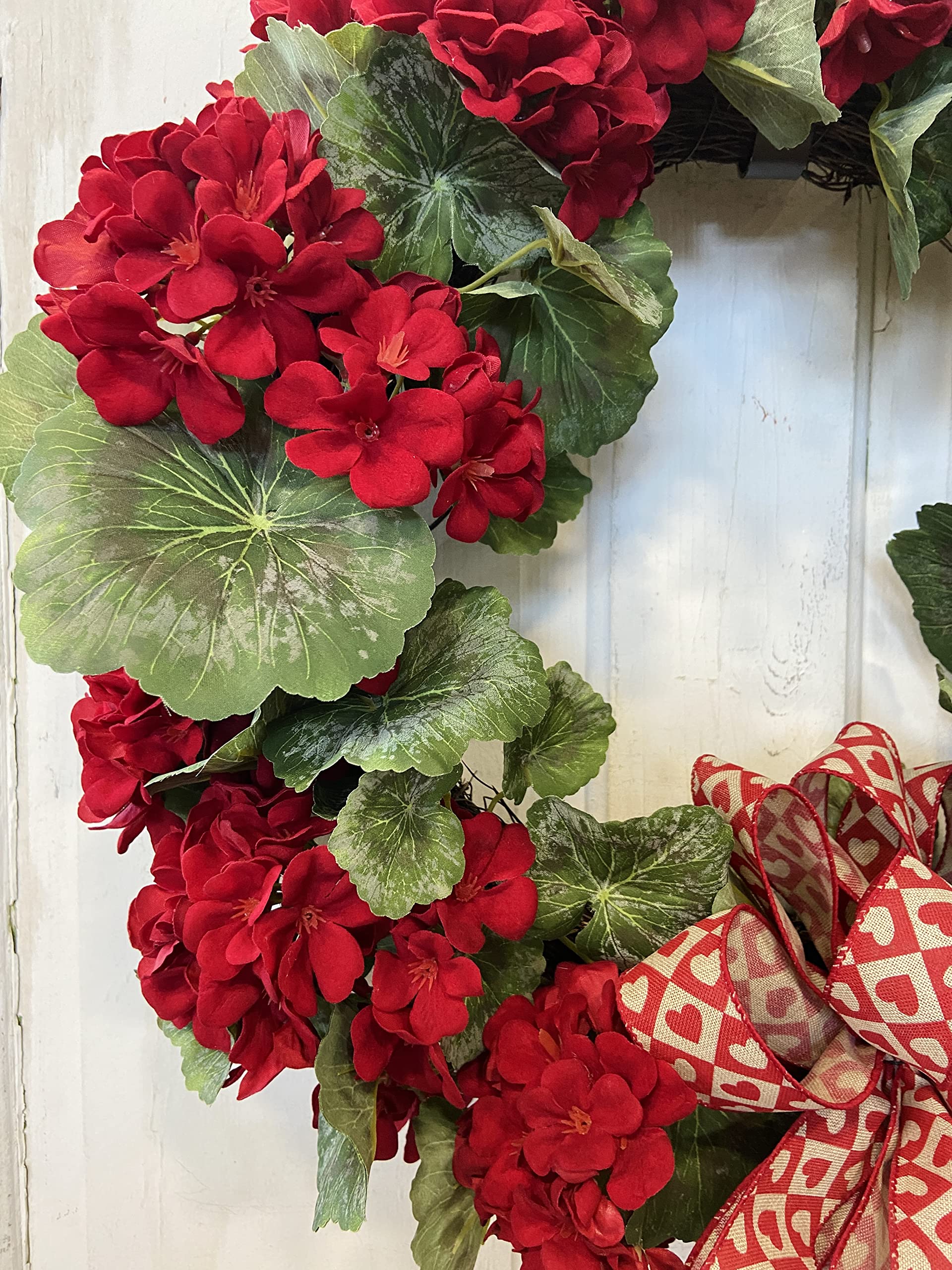 Indoor or covered porch wreath for spring or summer