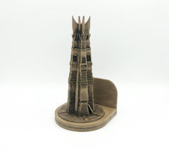 Barad-dur bookend dimensions 4.6 in W x 7 in D x 8.75 in H