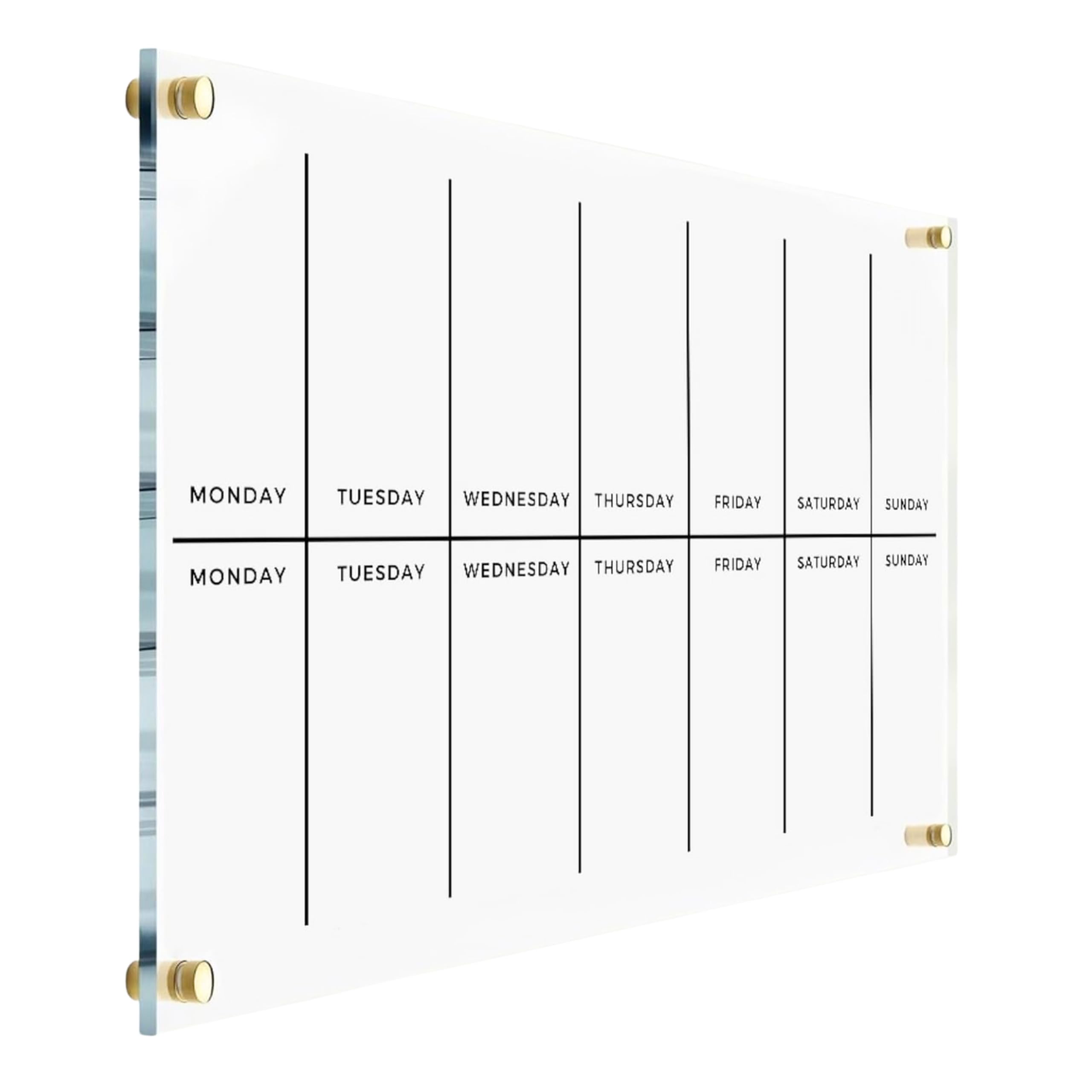 Two Week Planner Acrylic Wall Calendar packaging