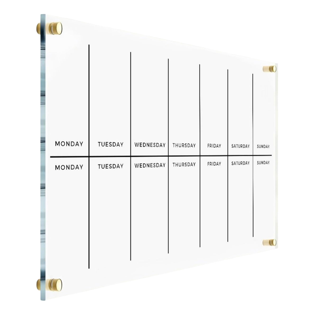 Two Week Planner Acrylic Wall Calendar packaging