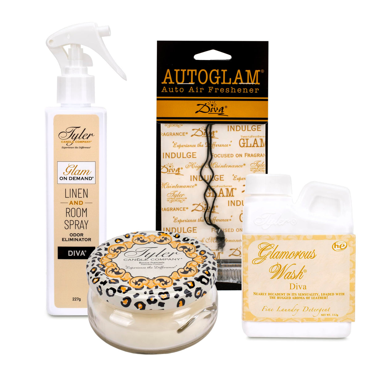 Tyler Candle Company Diva Glamorous Gift Suite VI on demand room spray 227g