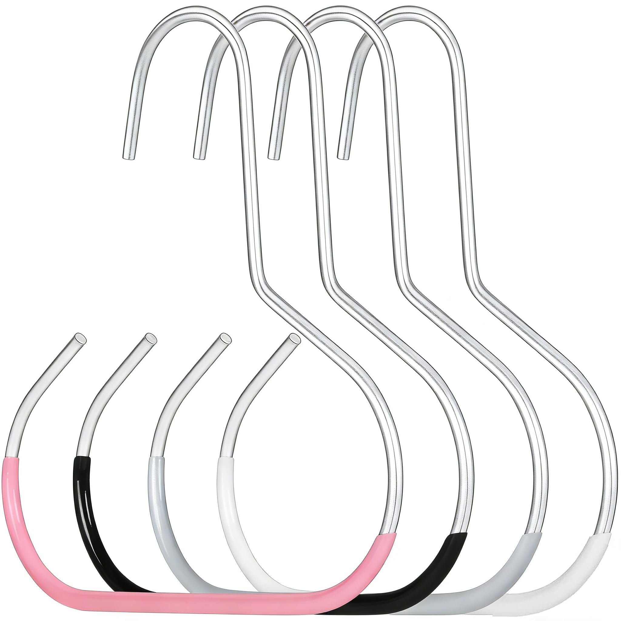 Typheoniks 4Packs hat organizer stainless steel hanger set
