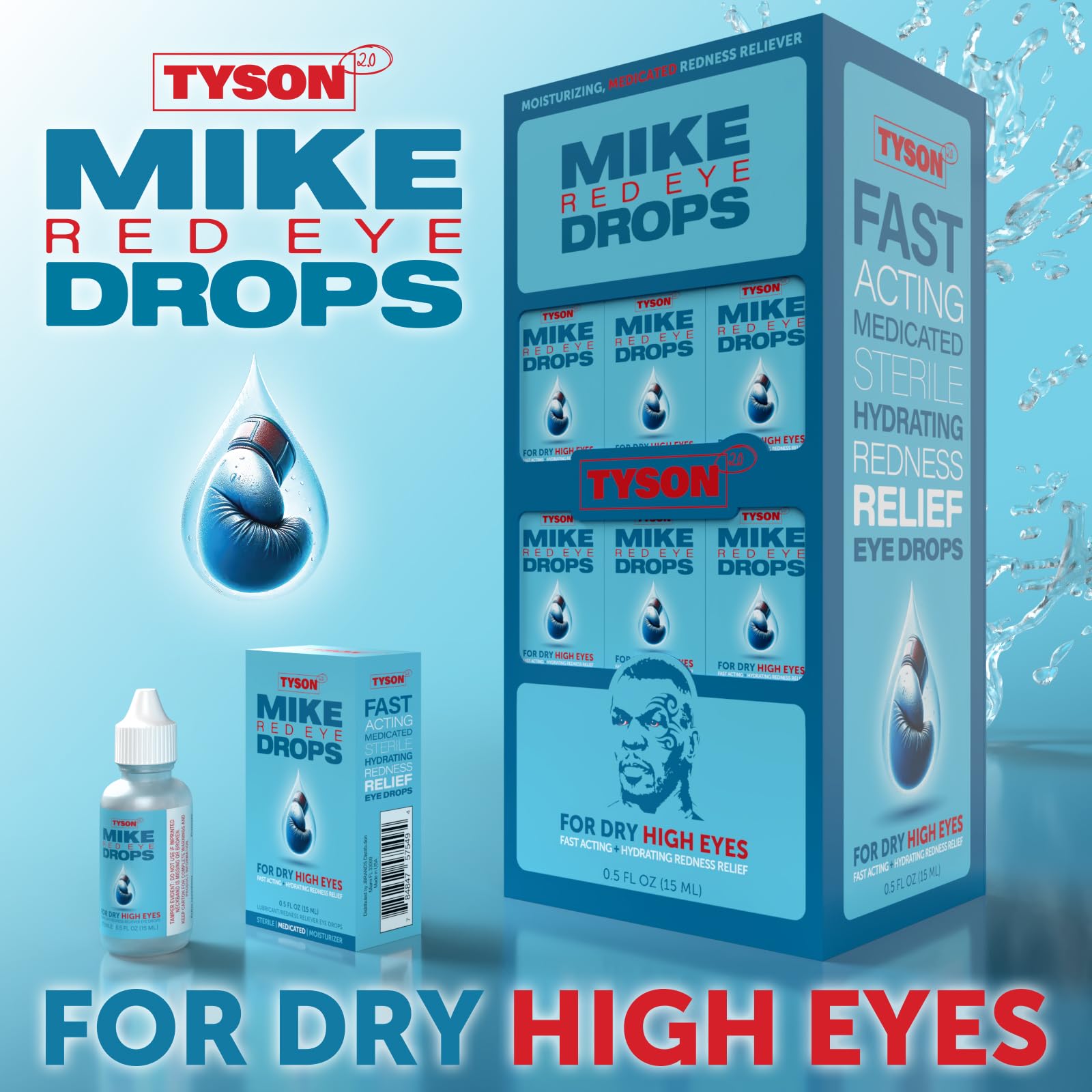 Precision tip for 1–2 drops Tyson 2.0 eye drops