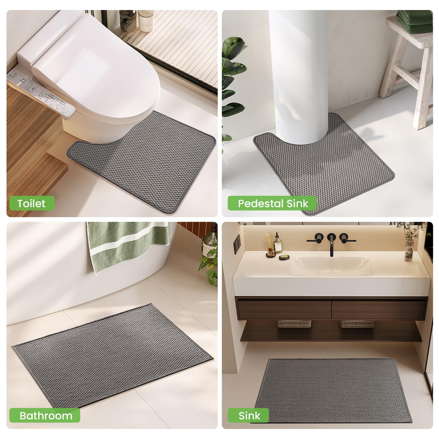 TYUU multi purpose bath mat collection