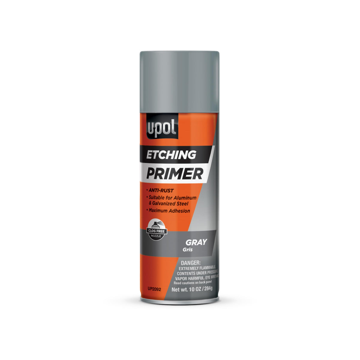 U-POL Etching Primer Strong-Hold Gray for bare metal prep