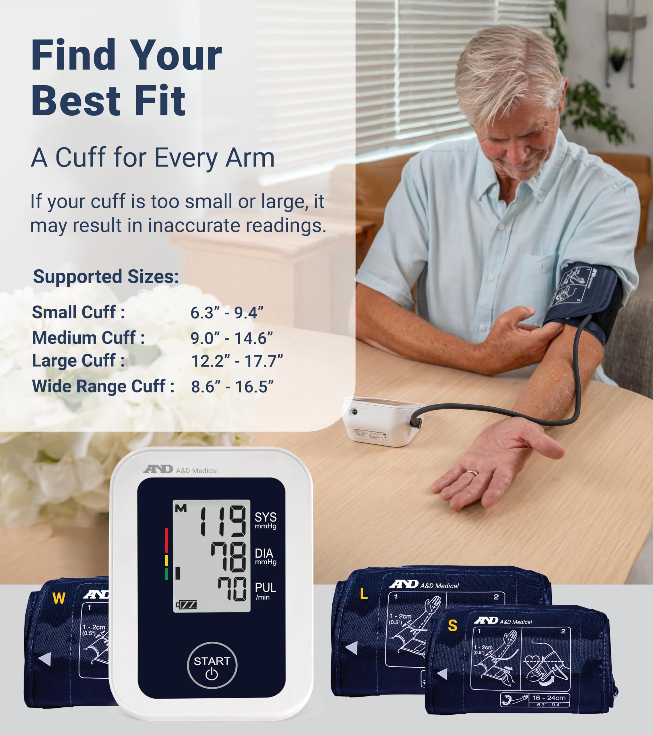 UA-291A Large cuff compatible with UA-651 image