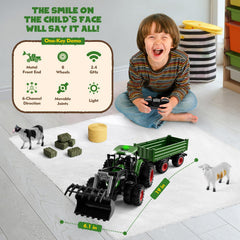 Uarzt 1:24 scale RC tractor with trailer