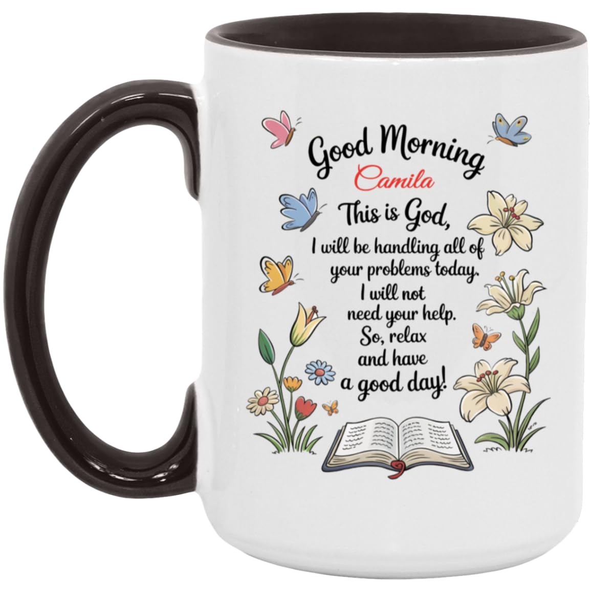 UberRealms mug good morning this is god for daily use