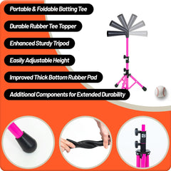 UbiCoSptJoy batting tee with carrying case included
