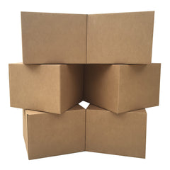 UBMOVE Large Moving Boxes 20x20x15 Pack of 6 corrugated cardboard boxes