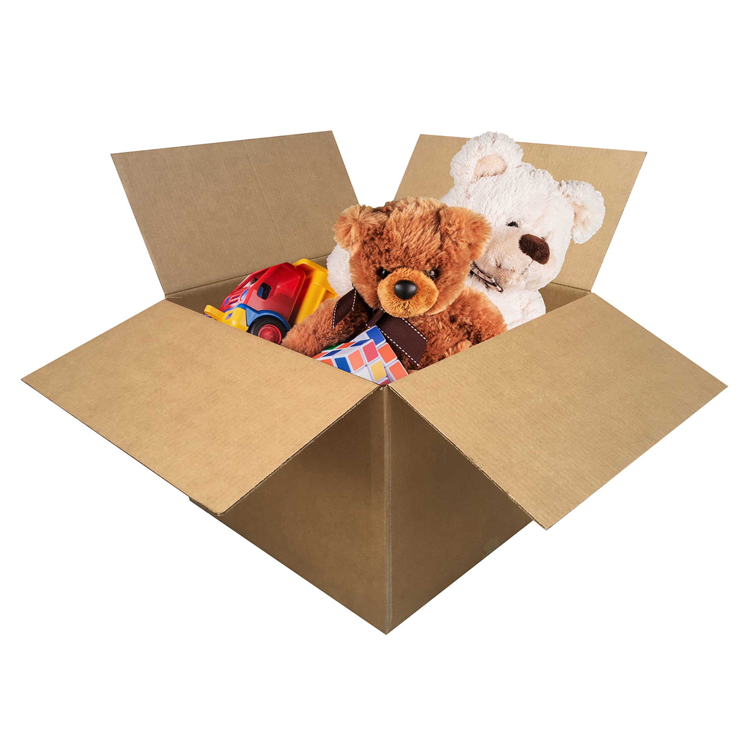 UBMOVE pack of 6 corrugated boxes ready for moving