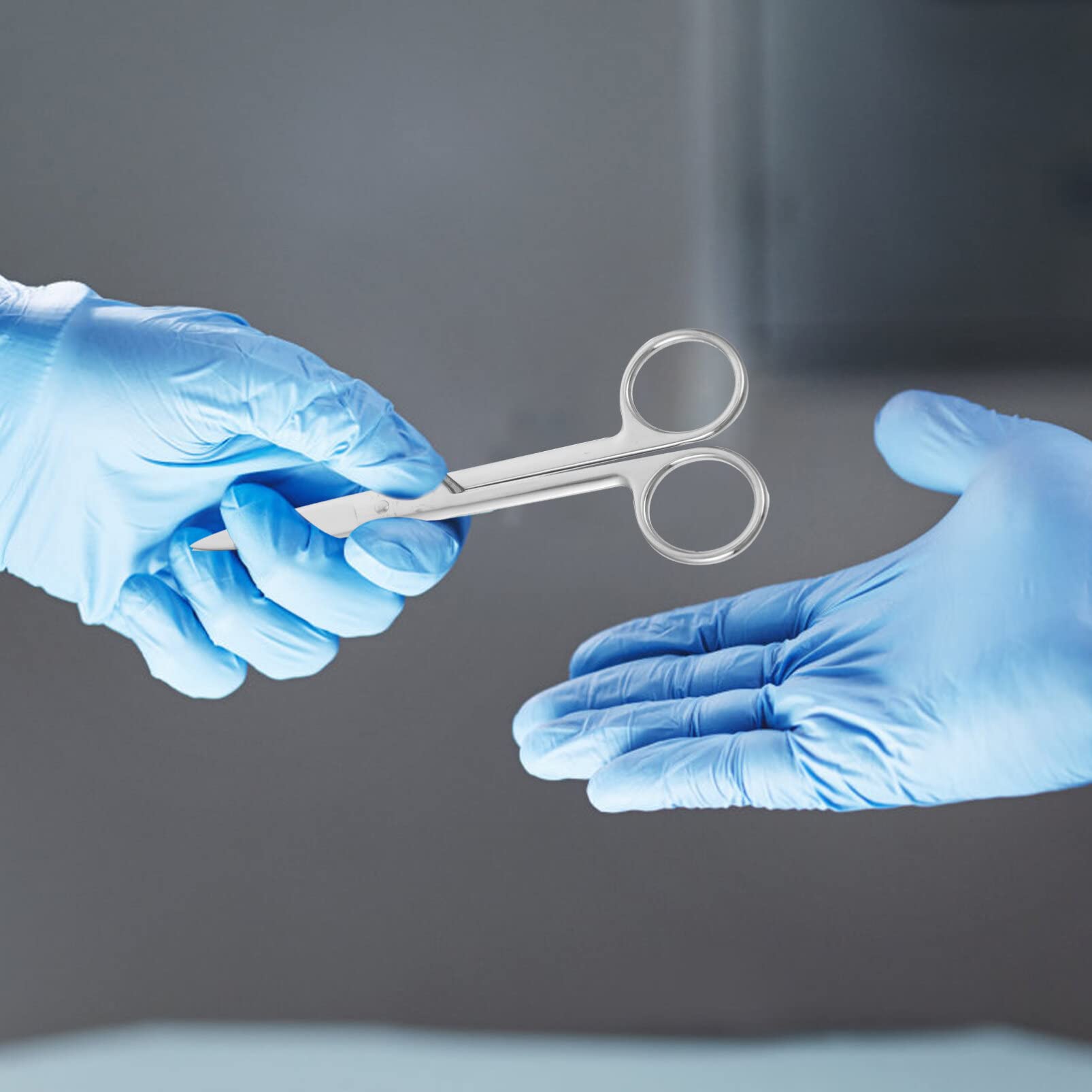 Hospital grade stainless steel dissection scissors