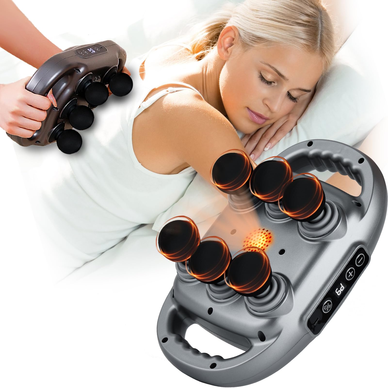 UFFAE six head massage gun front view