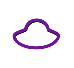 UFO Cookie Cutter 1/2 inch deep not dishwasher safe PLA