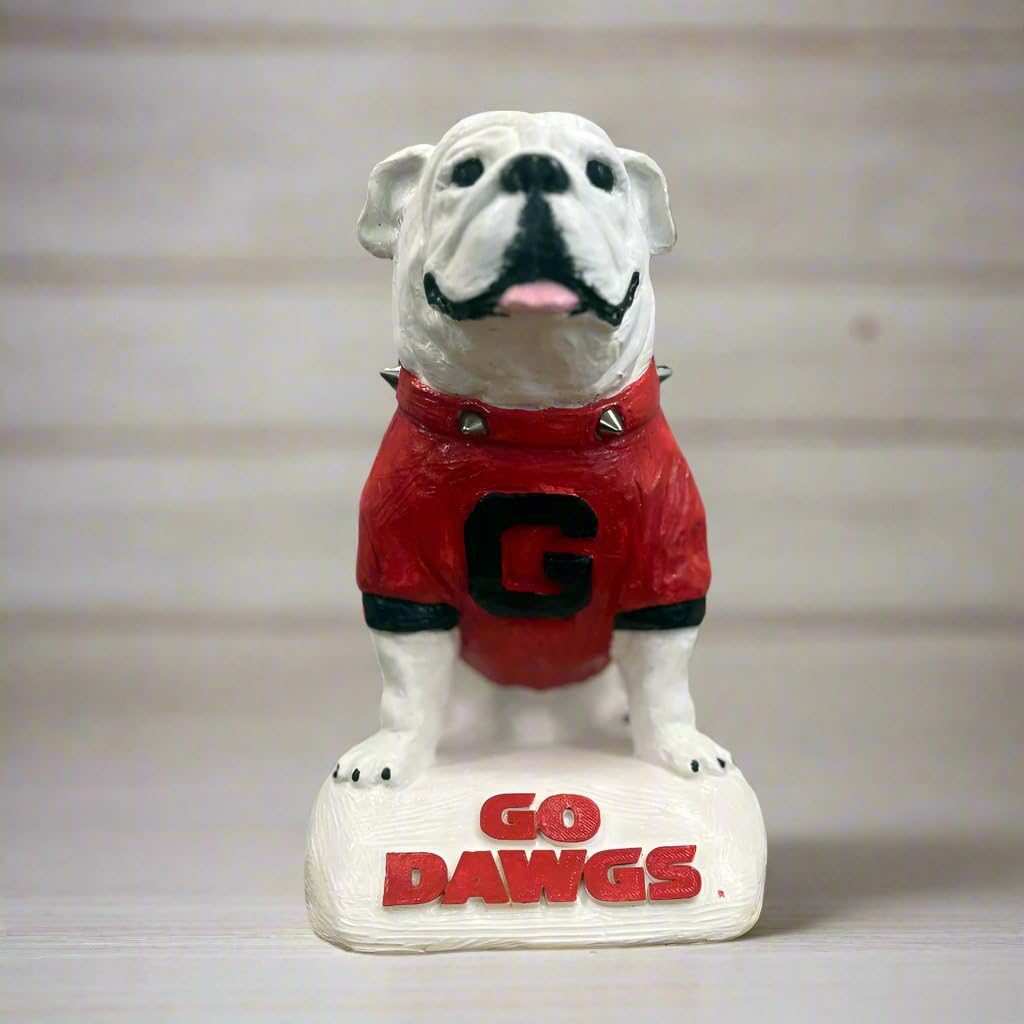UGA Mascot figurine table top stone display