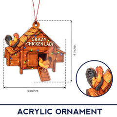Ugly Christmas ornament with storytelling card