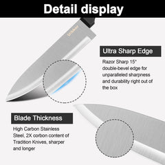 8 inch chef knife from Uibkor included in set