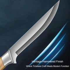 Textured PP ergonomic handle of Uibkor 6 inch boning knife