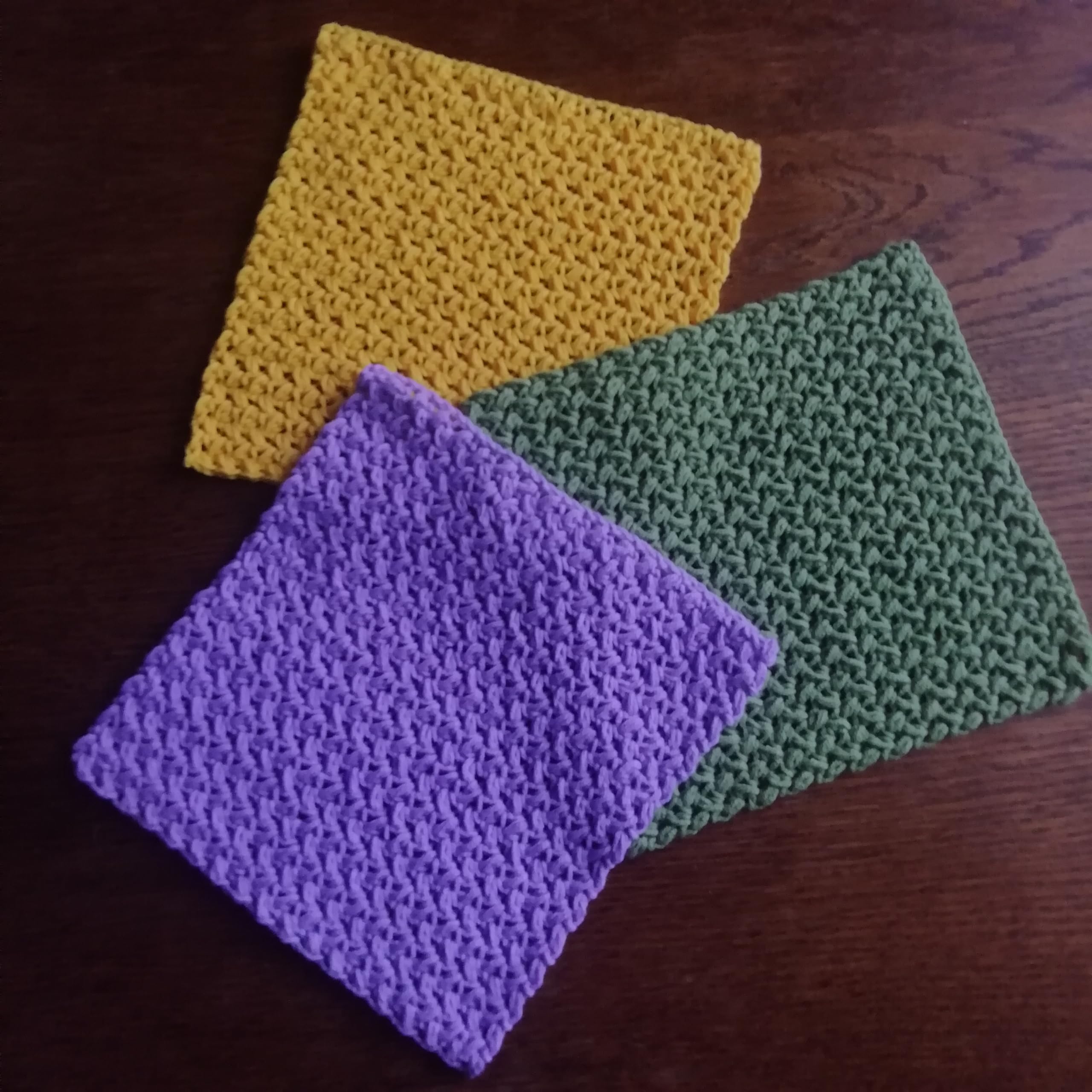 Ukraine made reusable cotton dish cloths