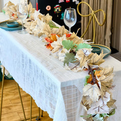 UL certified fall garland suitable for indoor and outdoor use