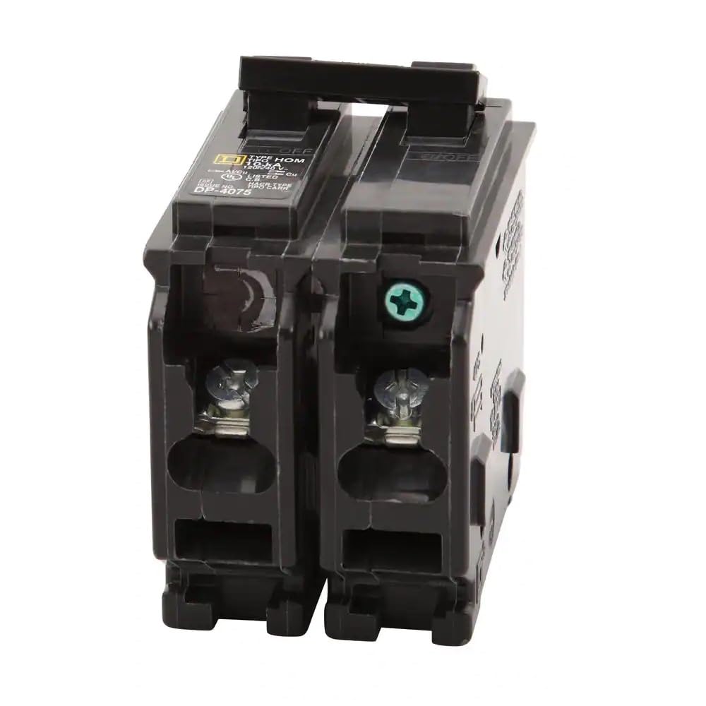 Single unit package of Square D HomeLine breaker