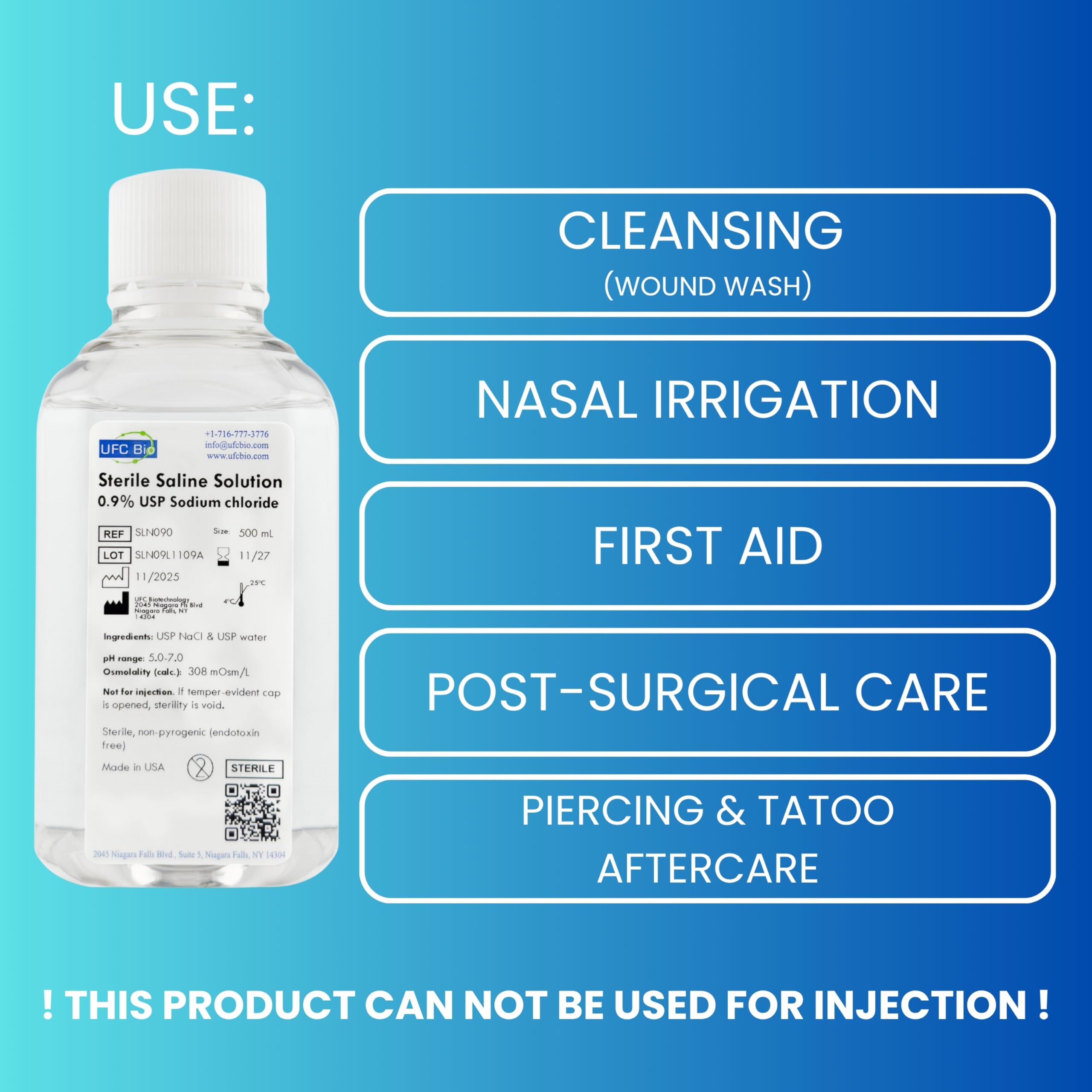 multi-purpose premixed saline 500 ml 4-pack image