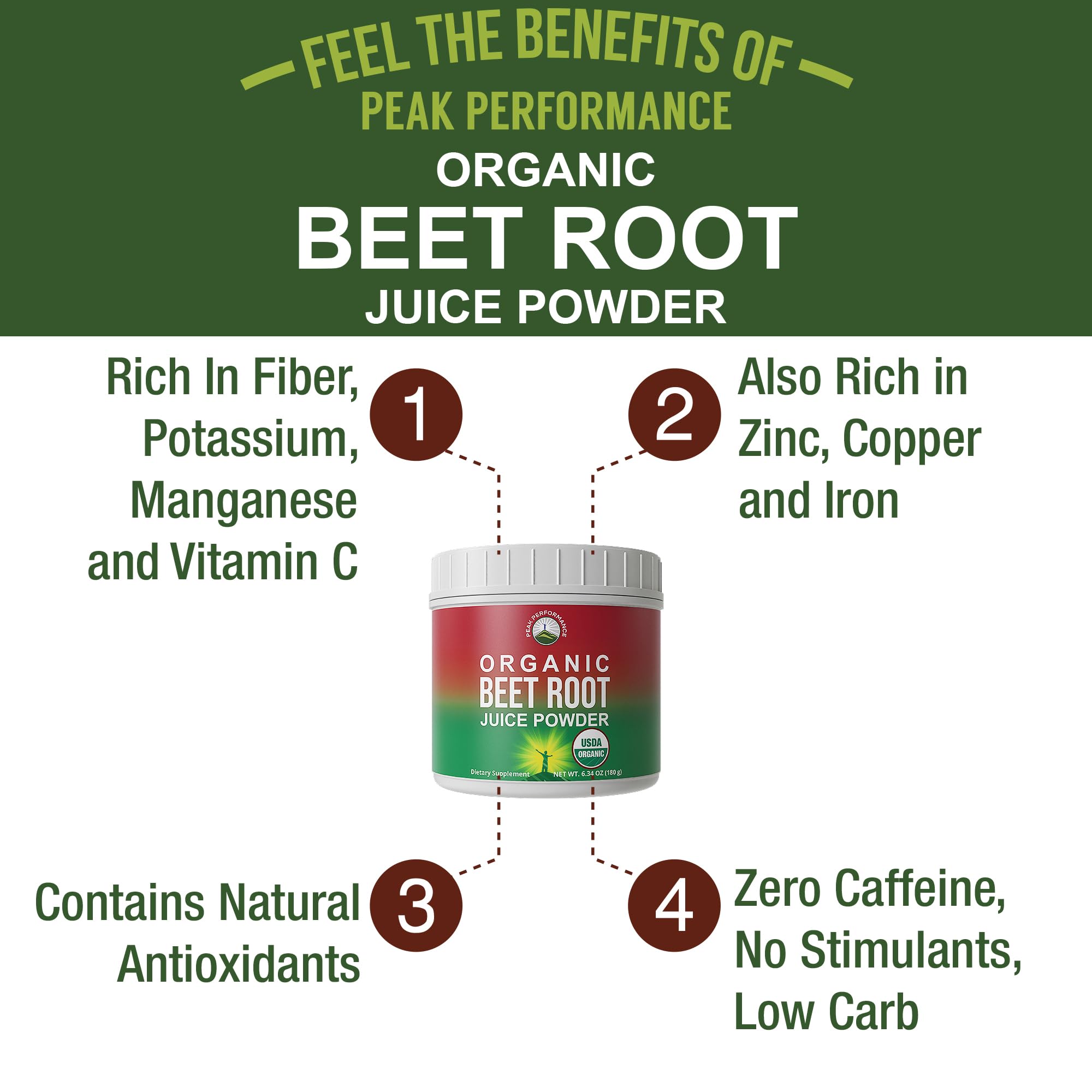 Beetroot juice powder organic ultra high purity label image