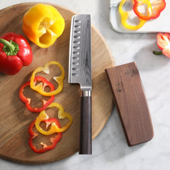 Hand sharpened 16-degree edge Nakiri knife