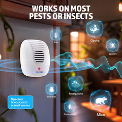 Ultrasonic Pest Repeller by Bell Howell home kit