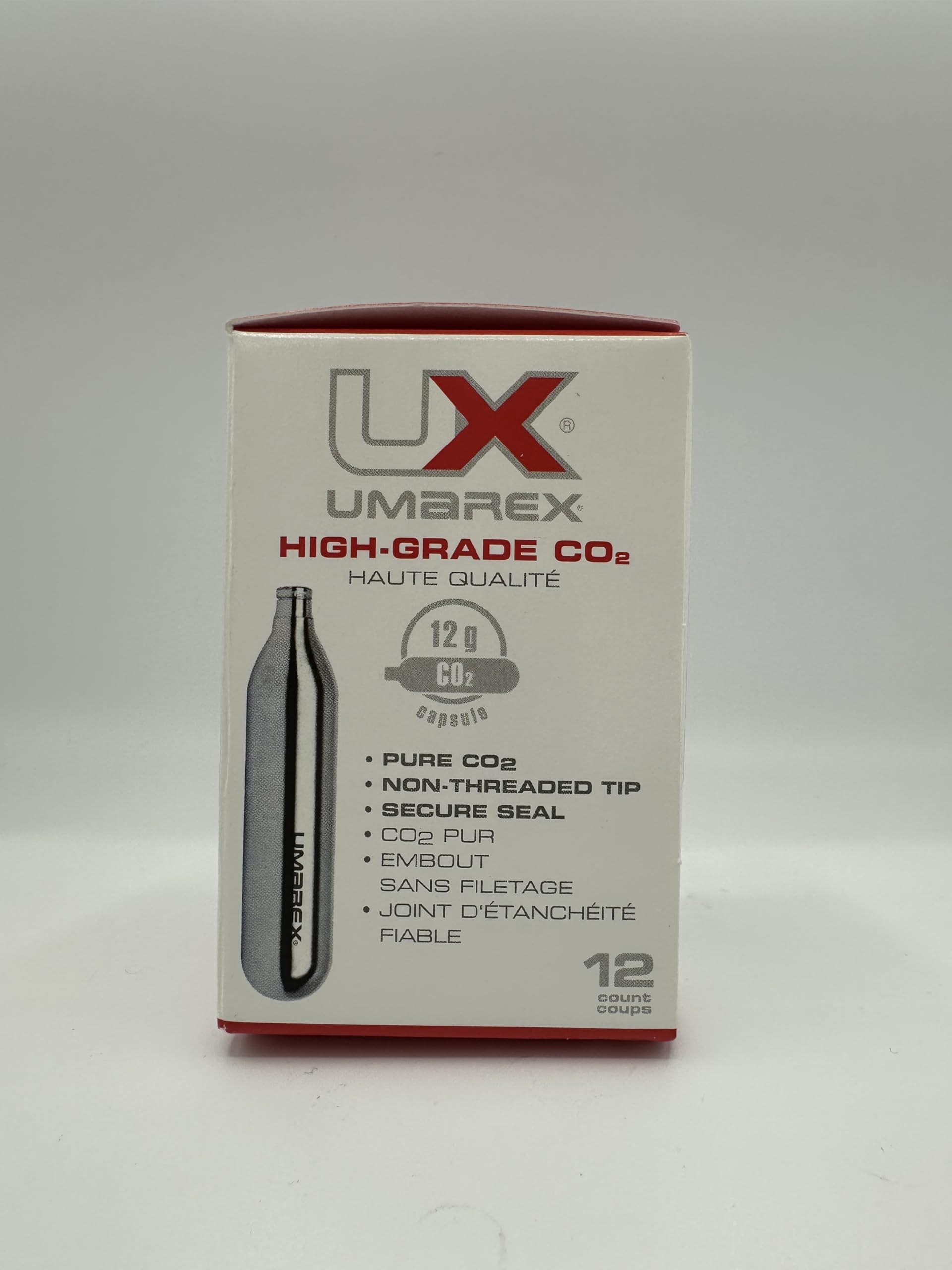 Umarex high-grade CO2 cartridge packaging