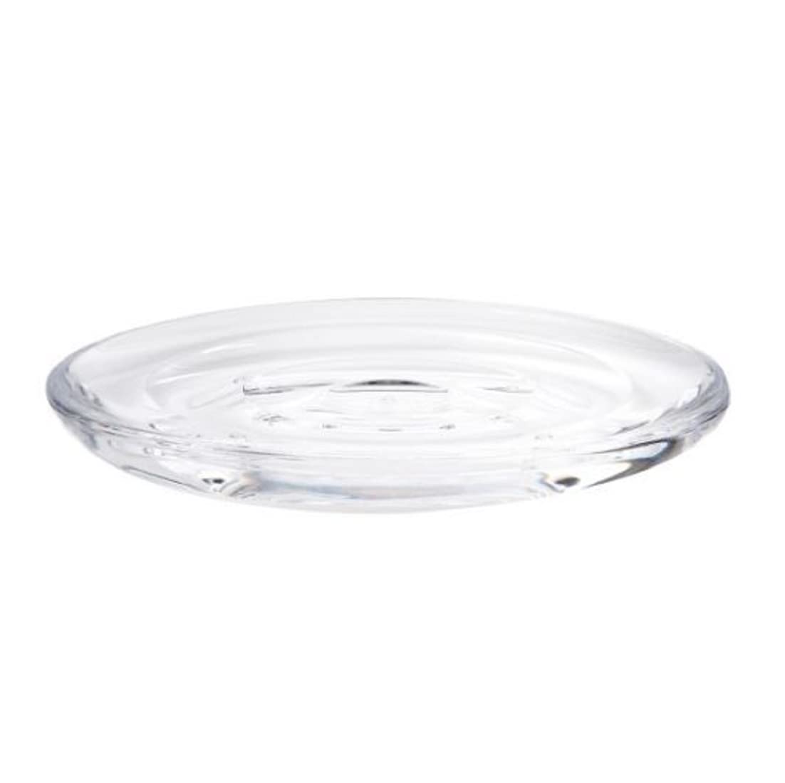 Umbra Droplet soap dish crystal clear acrylic bathroom accessory