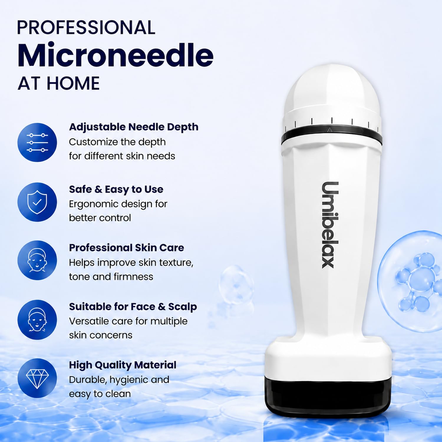 Umibelax Derma Stamp for beard and scalp