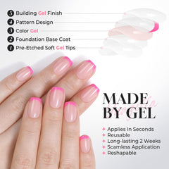 32 nails kit with 16 sizes for DIY manicure UNA GELLA