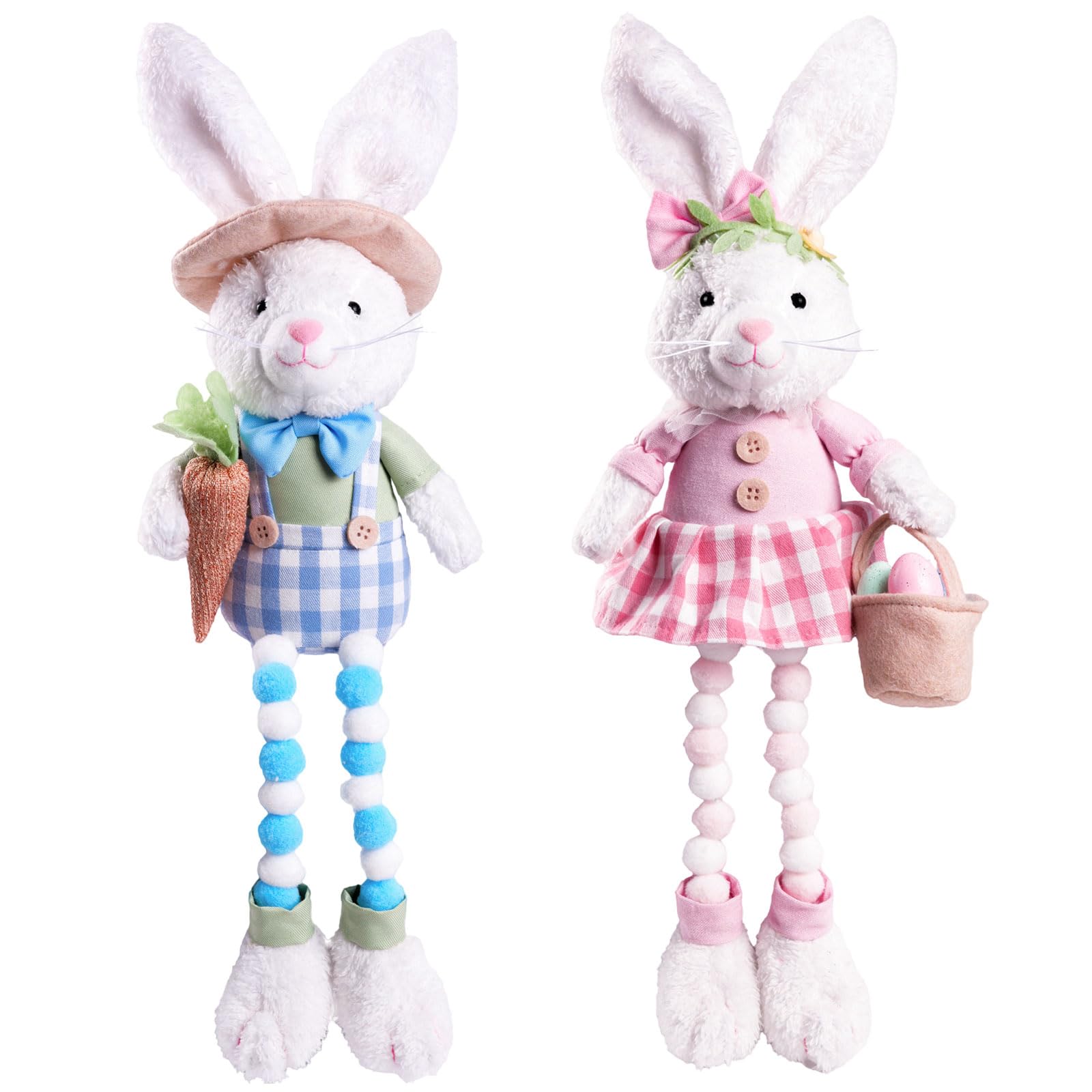 gift ready Easter bunny plush set by unanscre