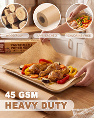 Unbleached parchment paper roll by JOFULER for lining pans