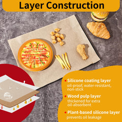 pre-cut parchment paper sheets 12x16 for cookies and cakes
