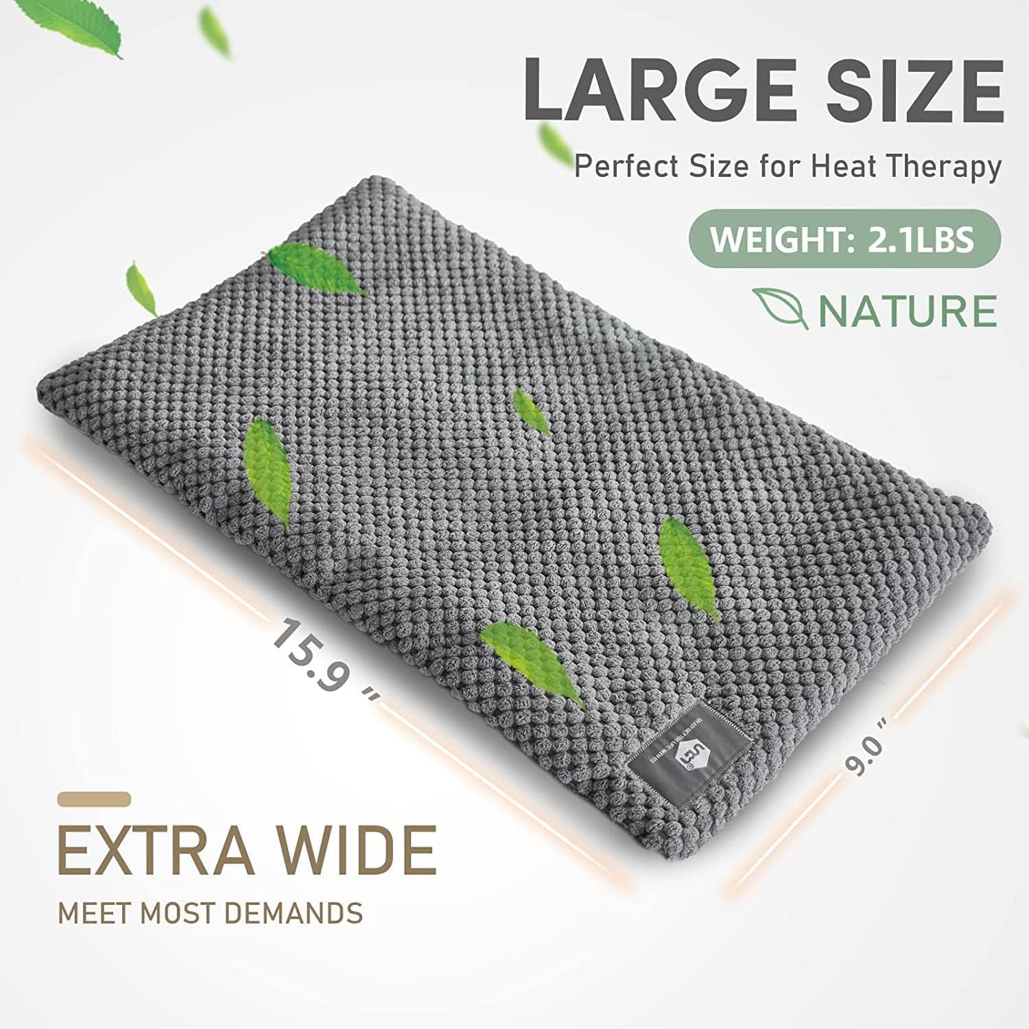 uncn heating pad large weighted design depiction