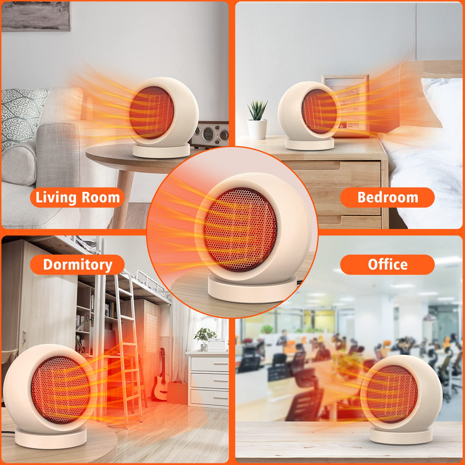 Lightweight Coolfor desktop heater for living room bedroom